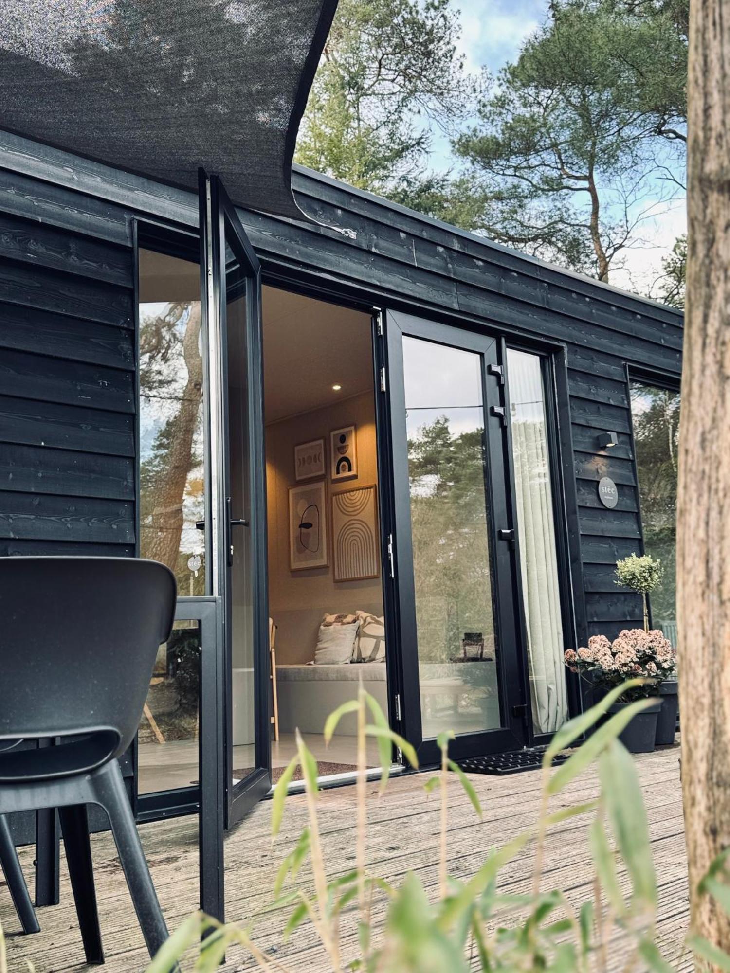 Villa Luxe Tiny House Stec Midden Op De Veluwe In Nunspeet Exterior foto