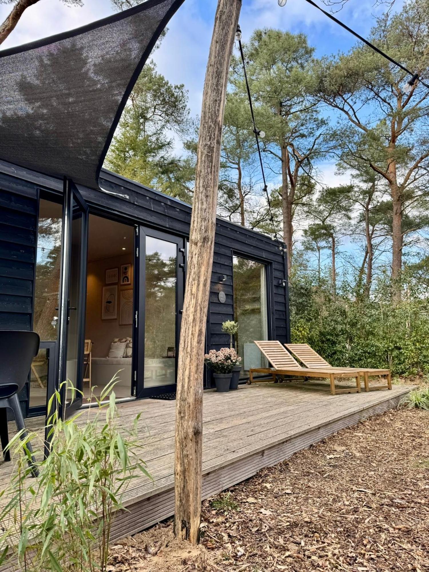 Villa Luxe Tiny House Stec Midden Op De Veluwe In Nunspeet Exterior foto